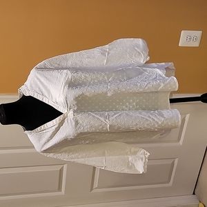 Pretty white cotton soft blouse